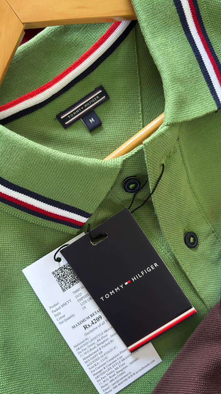 Premium Collar T-Shirt with Tipping Collar